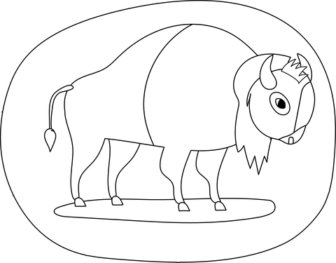 Buffalo From Buffalo Coloring Page